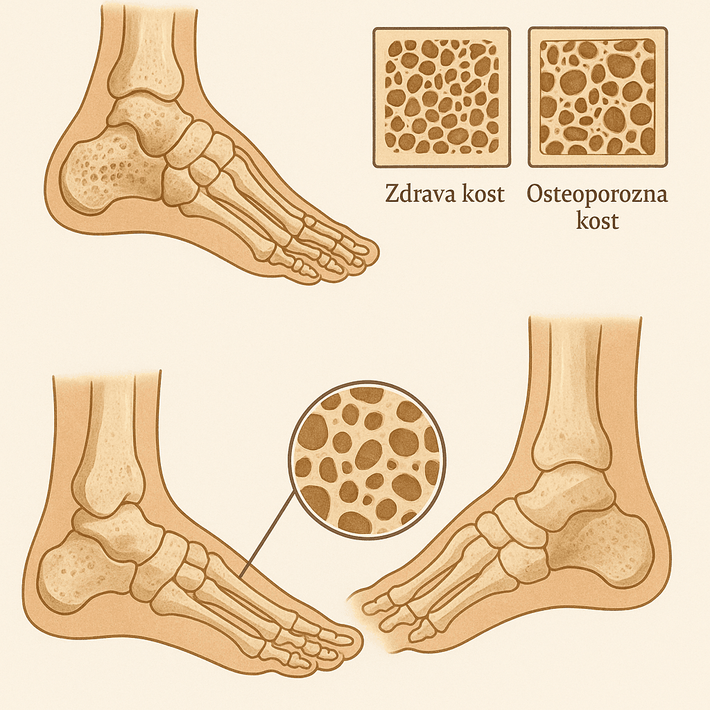 osteoporoza stopal